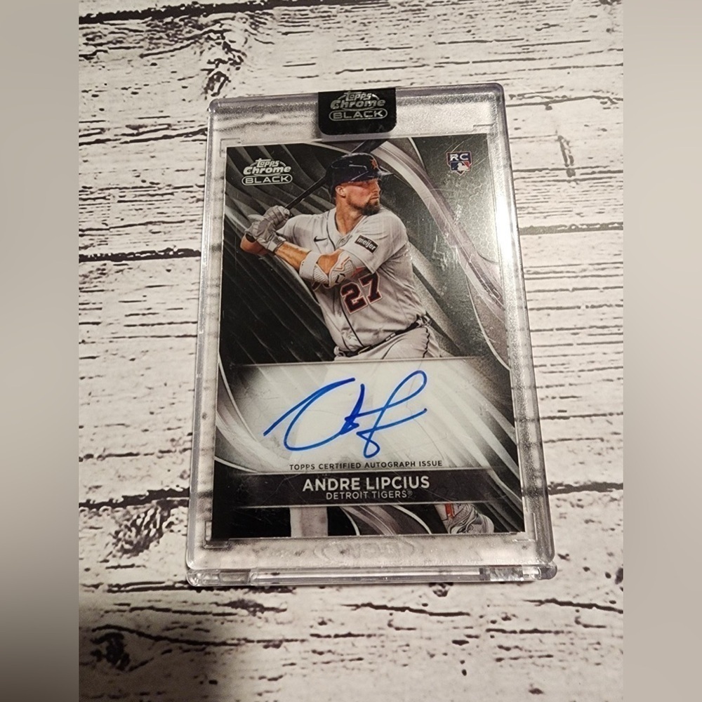 2024 Topps Chrome Black ANDRE LIPCIUS RC Rookie Auto Autograph